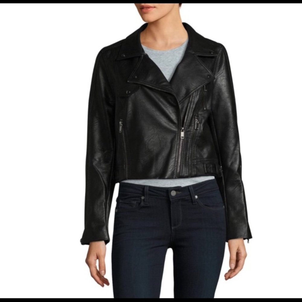 Highline Collective Moto Faux Leather Jacket